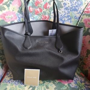 Michael Kors Black/gray reversible tote